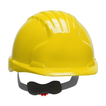 Pip Cap Style Hard Hat with HDPE Shell, 6-Point Polyester Suspension and Wheel Ratchet Adjustment 280-EV6151-20